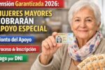 Pensión garantizada 2026: mujeres mayores cobrarán apoyo especial — monto, inscripción y pago por DNI
