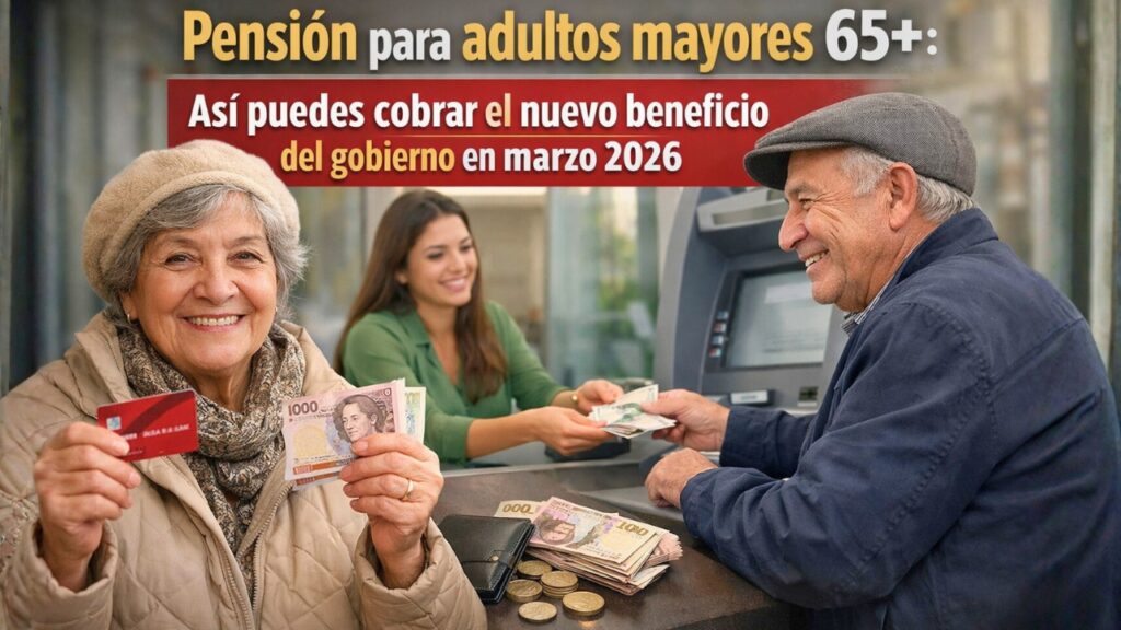 Pensión para adultos mayores 65+: así puedes cobrar el nuevo beneficio del gobierno en marzo 2026