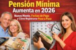 Pensión mínima aumenta en 2026: nuevo monto, fechas de pago y cómo registrarse paso a paso