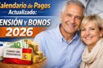 Calendario de pagos actualizado: pensión y bonos 2026
