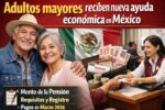 Adultos mayores reciben nueva ayuda económica en México: monto de la pensión, requisitos, registro paso a paso y pagos de marzo 2026