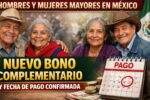 Hombres y mujeres mayores en México: nuevo bono complementario y fecha de pago confirmada
